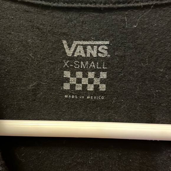 Vintage retro Vans Black T-Shirt with Sunflowers size XS - Picture 3 of 7